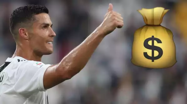 Revealed! See What Cristiano Ronaldo Earns At Juventus (Photo)